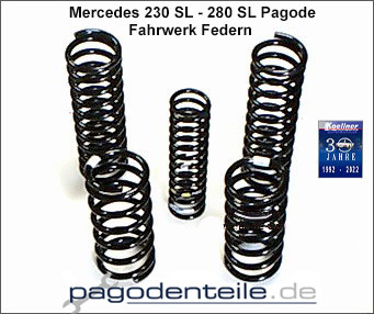 Fahrwerksfeder Mercedes SL Pagode